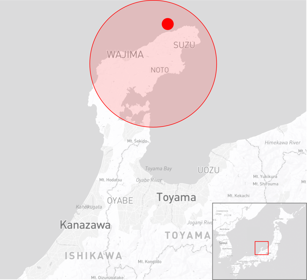 Operation Update No 30 2024 Noto Peninsula Earthquake The Japanese   Noto Map1 